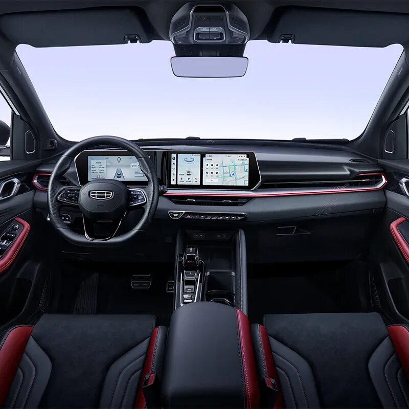 Кулрей 2024 фото салона 2023 Geely Auto Xingyue L Гибридный небольшой внедорожник бензиновый автомобиль 