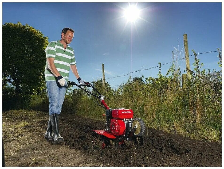 Культиватор в сельском хозяйстве фото Культиватор бензиновый Honda FJ500DER, 4.89 л.с. - купить в интернет-магазине по