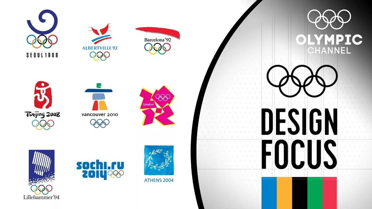 Культура дома и дизайн олимпиада The design of Olympic Games Logos Design Focus - YouTube