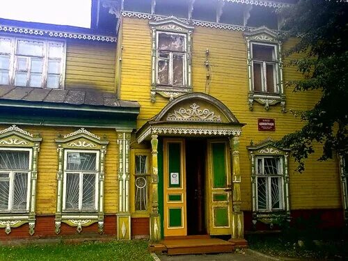 Культура красная ул 3 малмыж фото Панорама: Красные Ткачи, дом культуры, ул. Пушкина, 10, посёлок Красные Ткачи - 