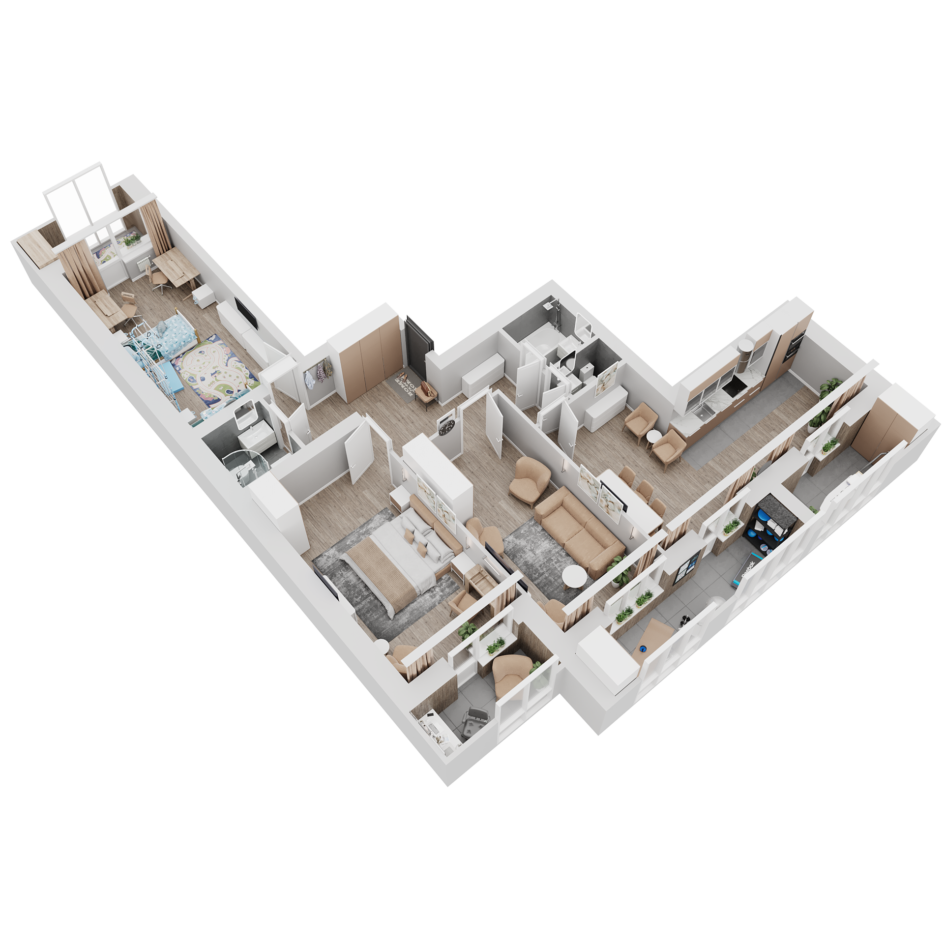 Культура самара 3 я просека фото Купить 3-комнатную квартиру, 118.1 м² по адресу Самара, 3-я просека, 3 этаж за 1