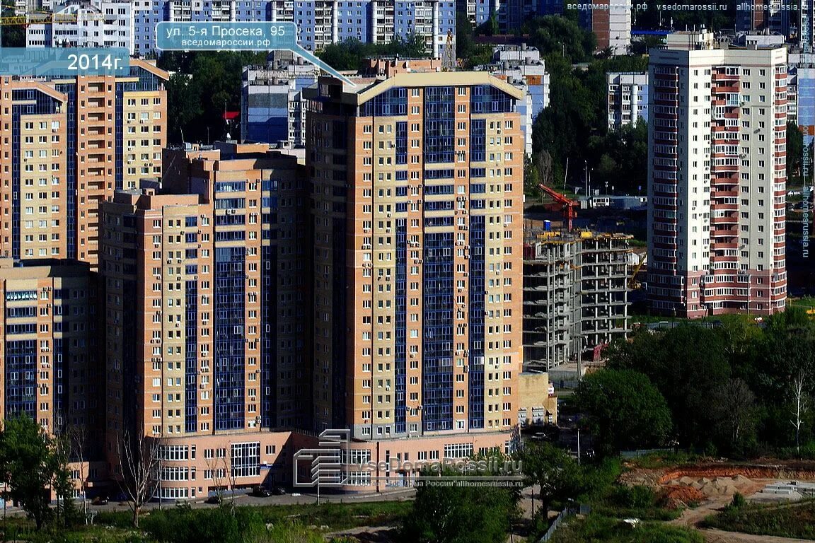 Культура самара 3 я просека фото Samara, 5-ya proseka st house 95. Apartment house