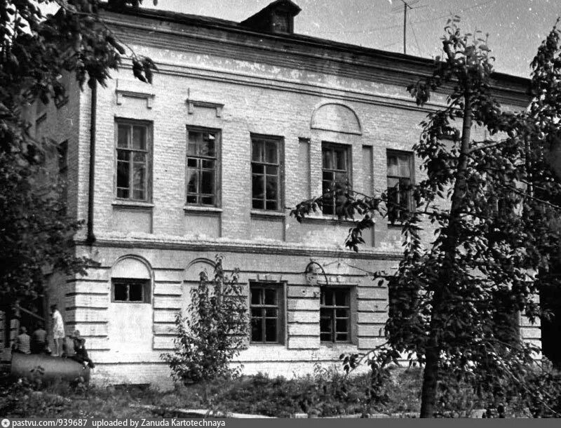 Культура советская ул 11 4 фото Ногино Фурмановского района. Школа-интернат в бывшем помещичьем доме - Retro pho