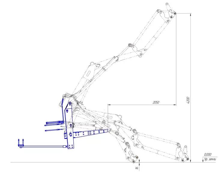 Кун своими руками чертежи Buy PTM-0.75 Loading Machine for MTZ 82.1