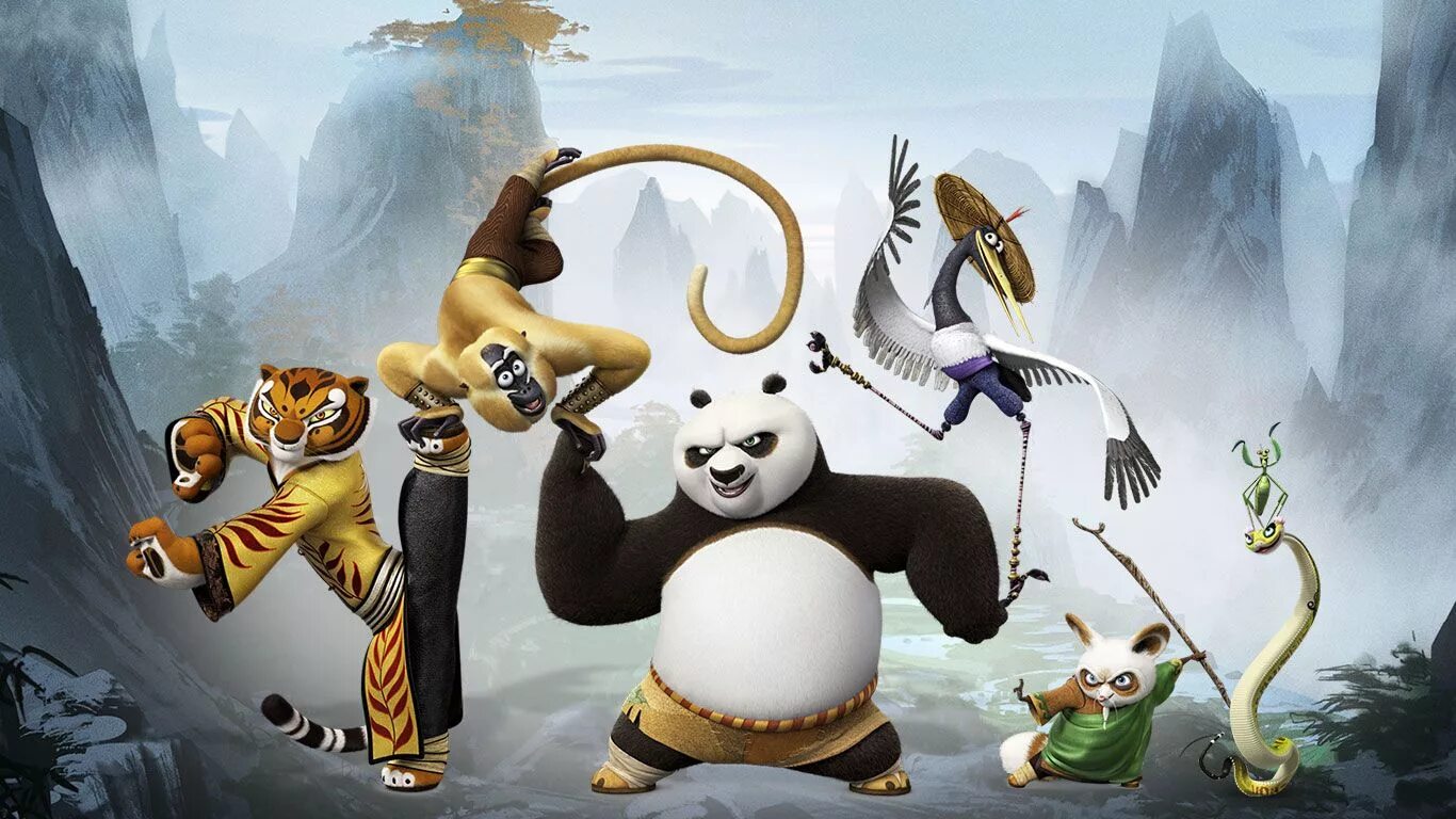 Кунфу панда фото героев King fu panda, Kung fu panda, Kung fu panda 3