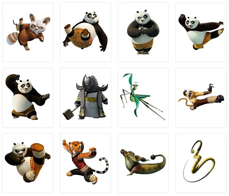 Кунфу панда фото героев Kunfu panda