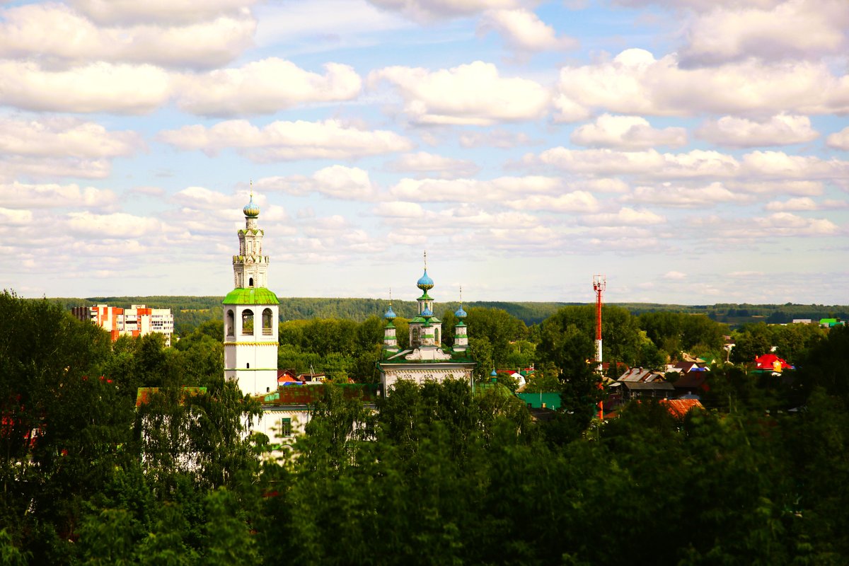 Кунгур достопримечательности фото Вид на город Кунгур, Пермский край, Россия - Фото № 1427061
