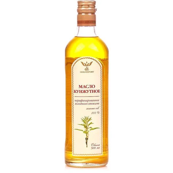 Кунжутное масло фото DIAL EXPORT Масло кунжутное 0,5л - купить с доставкой по выгодным ценам в интерн