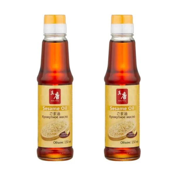 Кунжутное масло фото Real Tang Масло кунжутное 150 мл, 2 шт - купить с доставкой по выгодным ценам в 