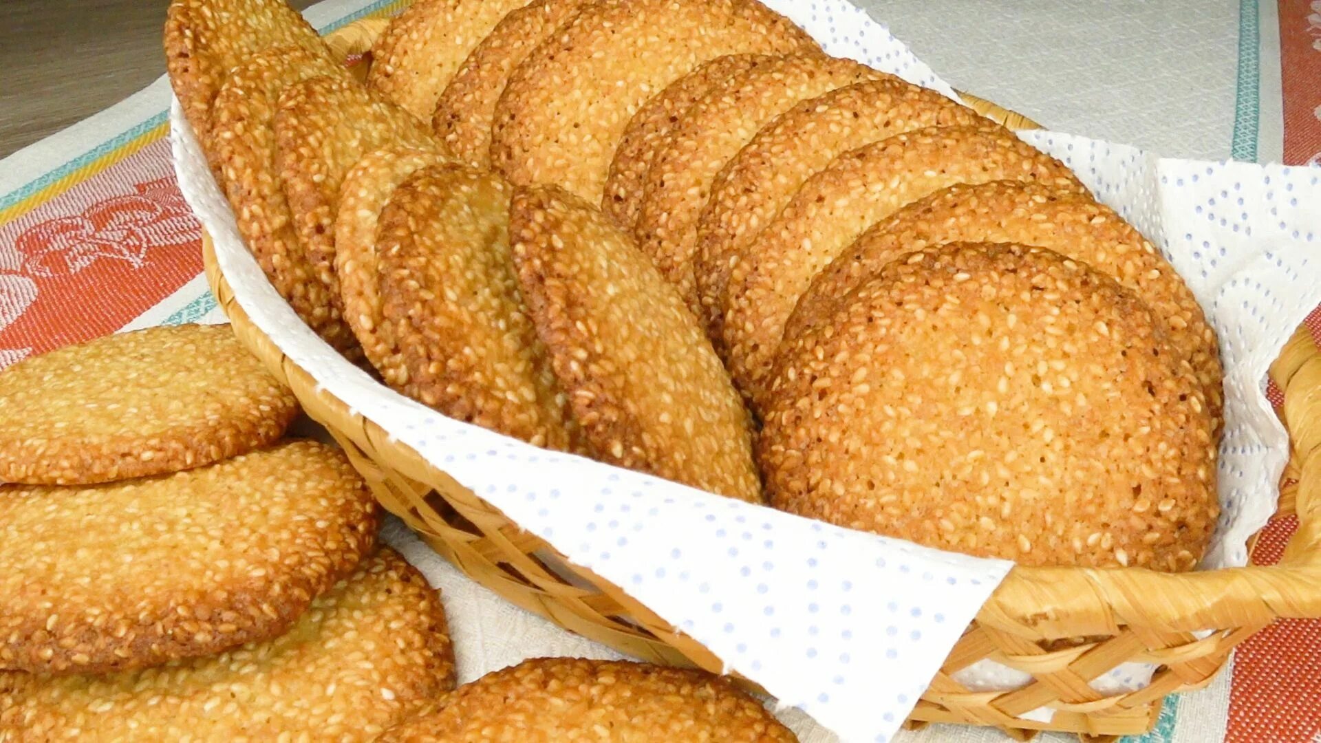 Кунжутное печенье фото Кунжутное печенье за 15 минут Sesame cookies in 15 minutes Food, Russian recipes