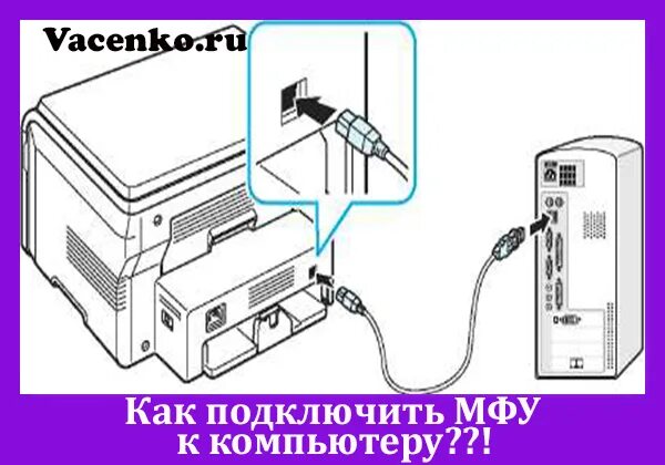 Куосера как подключить к компьютеру Как подключить МФУ к компьютеру своими силами?