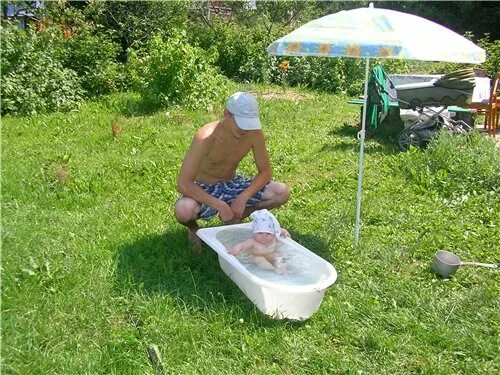 Купаемся на даче фото Пляж Малибу (каникулы на даче). Фотоальбом участника Dochatanya