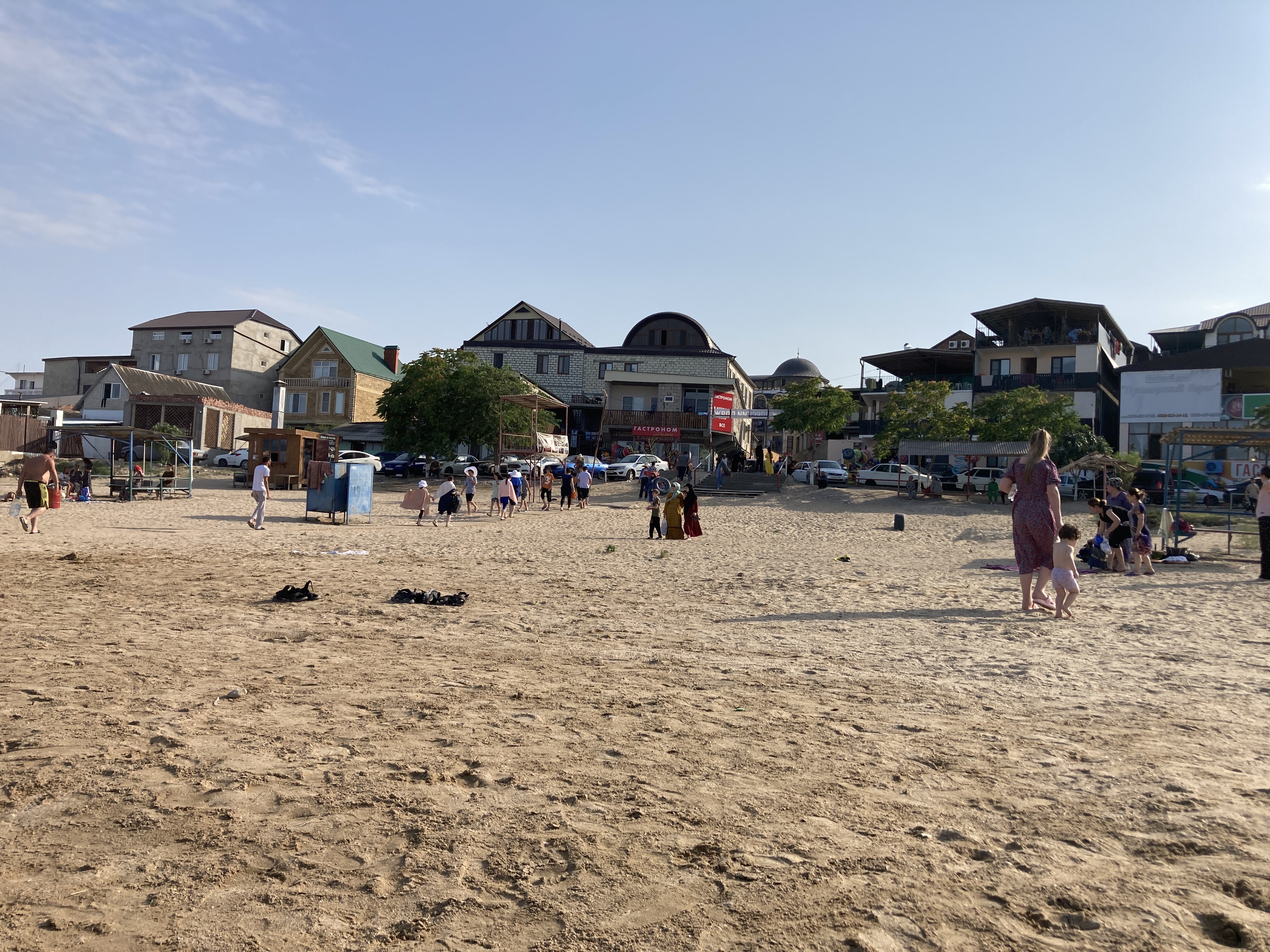 Купальни республика дагестан городской округ избербаш фото beach's Beach in specifics, Republic of Daghestan, Izberbash, posyolok Primorski