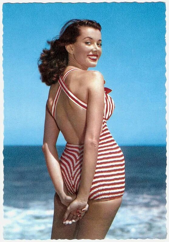 Купальник 50 годов фото Who Goes First? Vintage bathing suits, Vintage swimsuits, Vintage swimwear