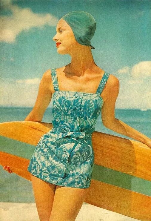 Купальник 50 годов фото Sweetie 50s Vintage bathing suits, Vintage swimsuits, Vintage swimwear