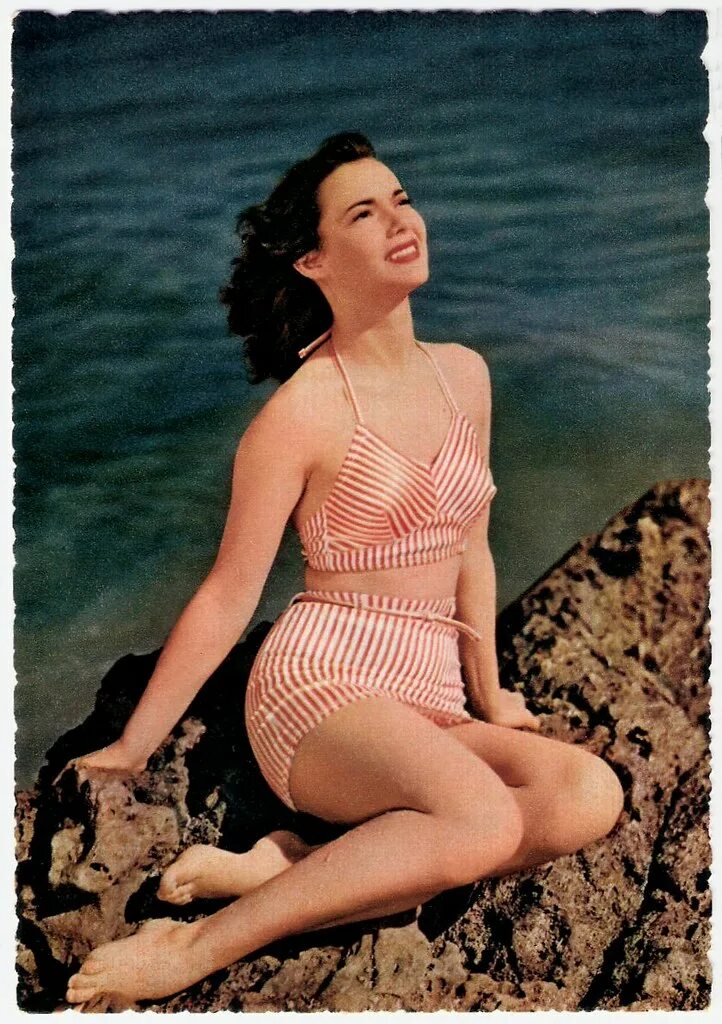 Купальник 50 годов фото Sitting Pretty Italian postcard by Cecami, nr. 203 Truus, Bob & Jan too! Flickr