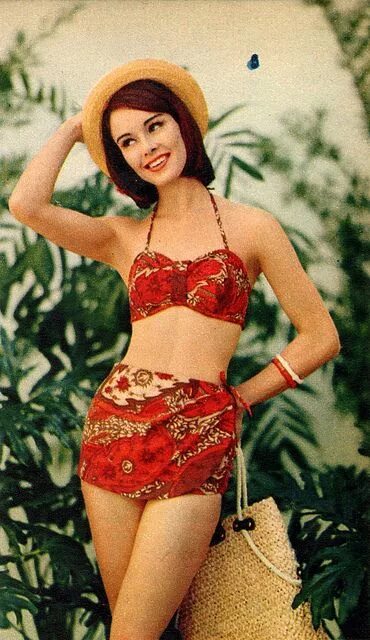 Купальник 50 годов фото woman_outfit_1960 Vintage swimsuits, Vintage swimwear, Vintage outfits