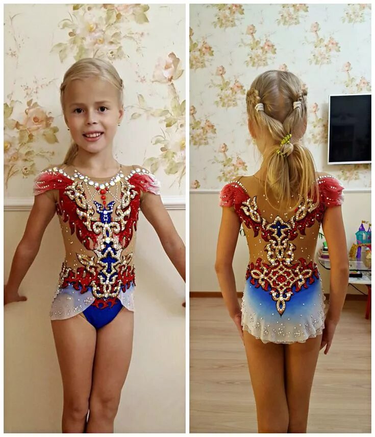 Купальник для художественной гимнастики русский народный фото Rhythmic gymnastics leotard Гимнастические трико, Идеи костюмов, Модные купальни