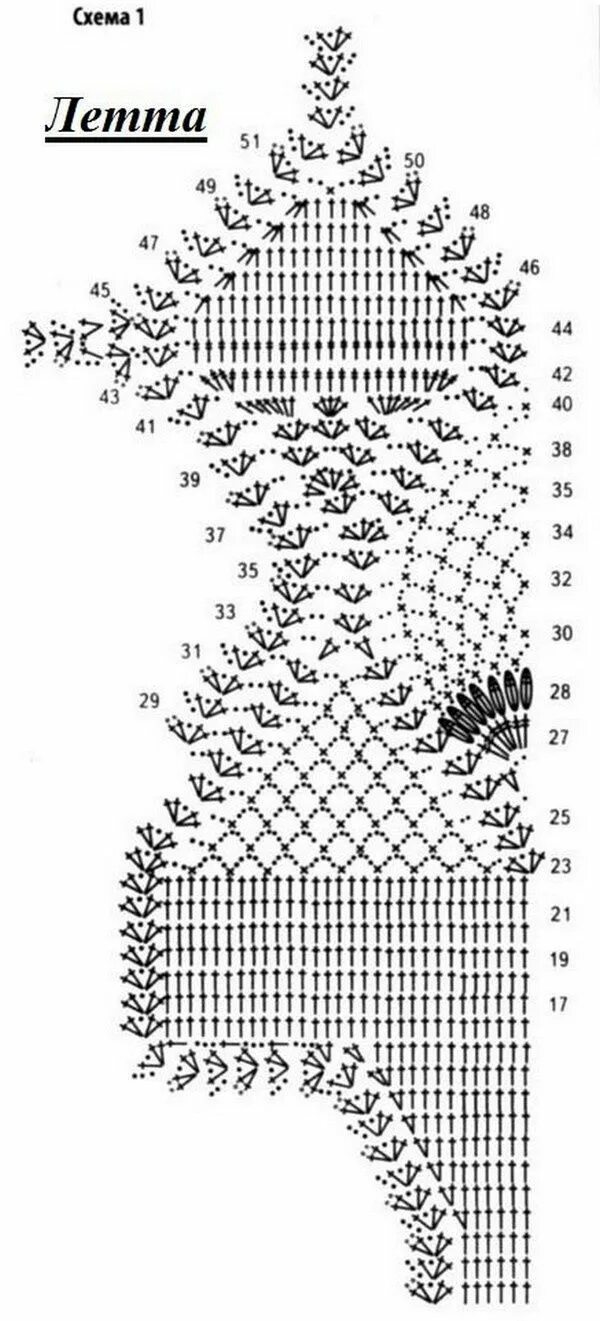 Купальник крючком со схемами Bikinis - Fleurs et Applications au Crochet Схемы вязания крючком, Виды петель д
