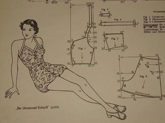 Купальник женский выкройка бесплатно Vintage Swimsuit pattern draft Vintage swimsuit pattern, Vintage sewing patterns