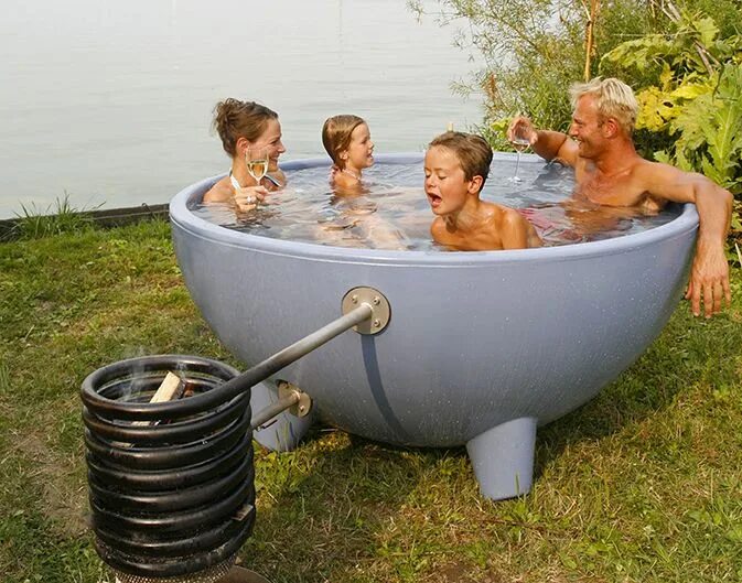 Купание на даче фото Dutchtub Original Badewanne DUTCH LIVING - wir lieben und leben holländisches De
