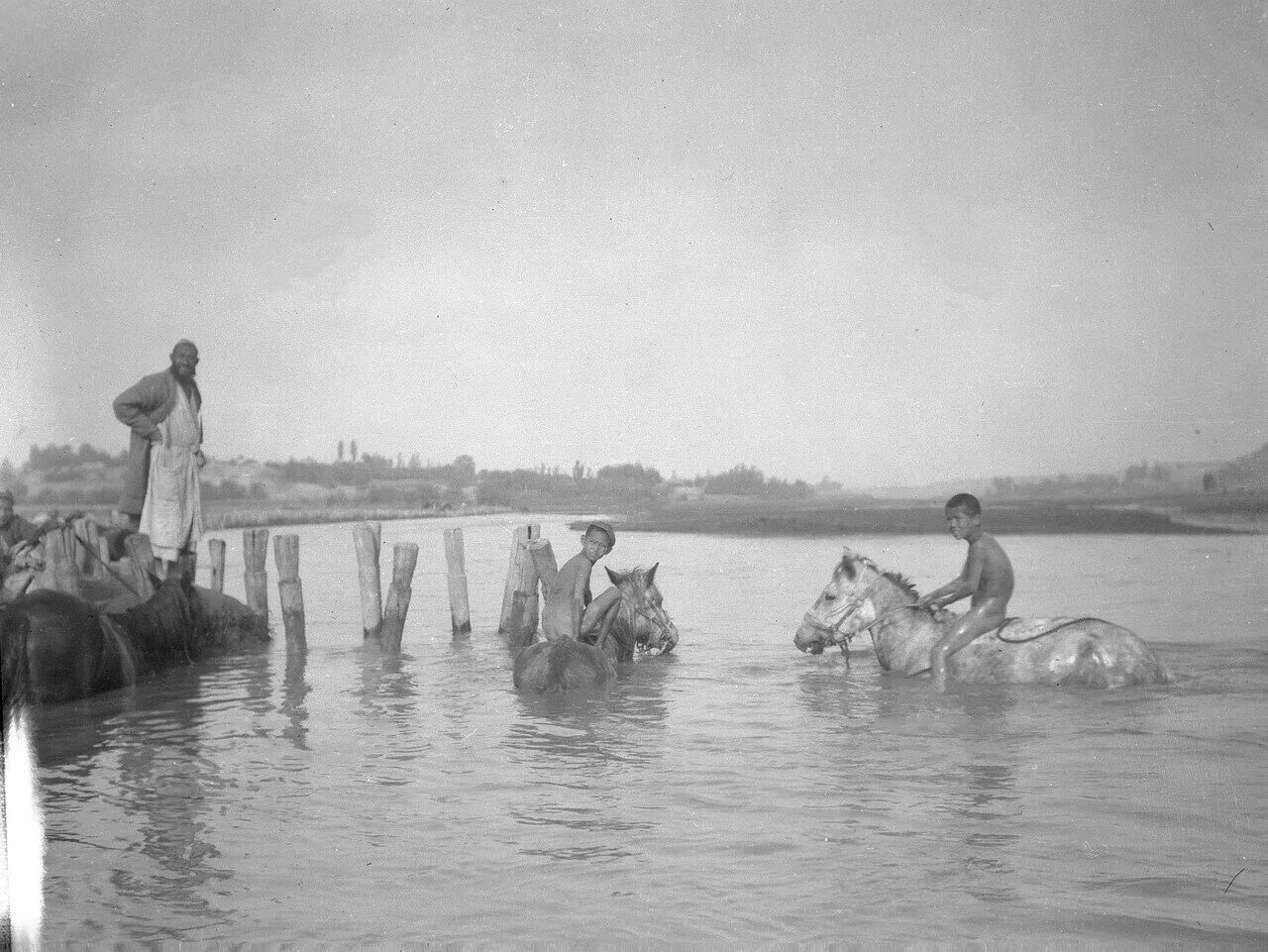 Купание ретро фото 1906 - 1908. Азиатская экспедиция Маннергейма. Часть 9. Кашгар: humus - ЖЖ