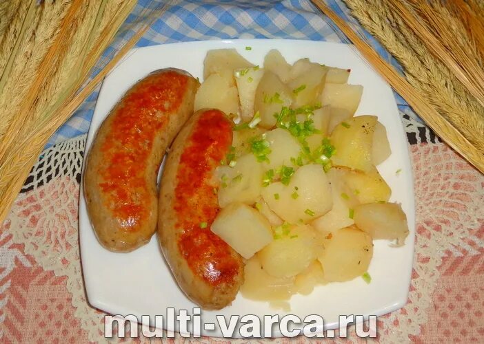 Купаты с картошкой рецепт с фото Купаты с картошкой в мультиварке