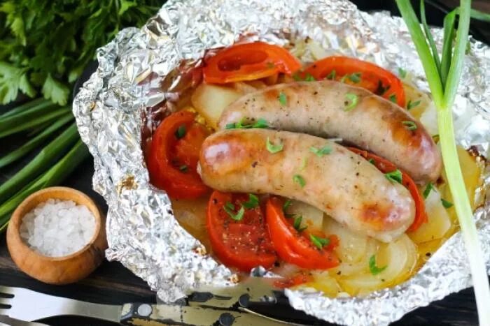 Купаты в духовке рецепт с фото Куриные купаты с овощами Магазин Халяль