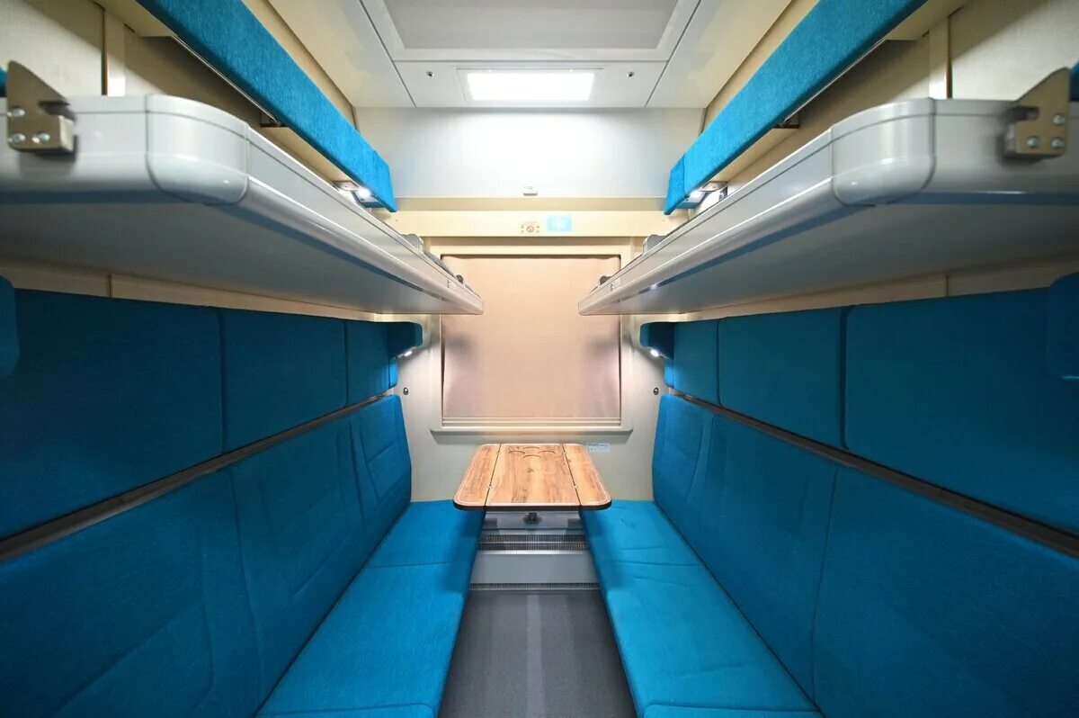Купе изнутри фото Новый поезд в Крым полностью из новых вагонов LOVE TRAIN Дзен