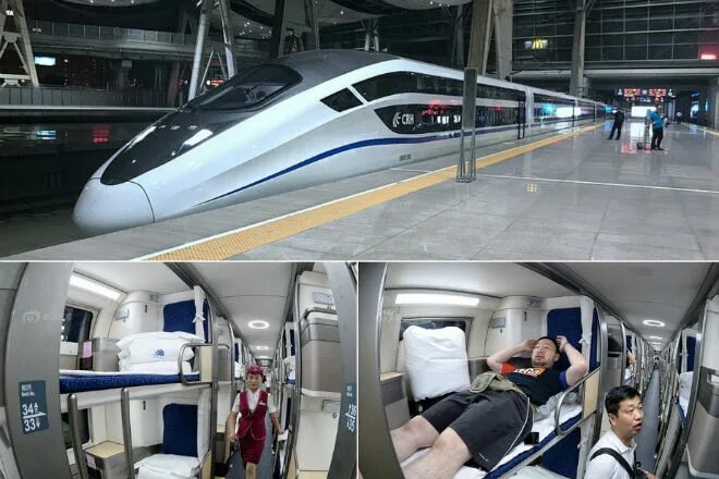 Купе китайского поезда фото Ночь в китайском плацкарте