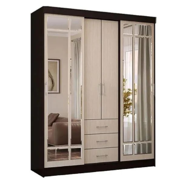 Купе маэстро фото Шкаф-купе НОНТОН Маэстро_Венге / Лоредо, 170x57.4x220 см - купить по выгодной це