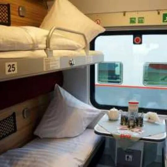 Купе места в поезде ржд фото "Red Arrow": a train of exceptional comfort.