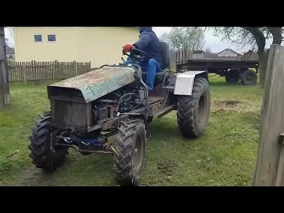 Купить 4х4 самодельный трактор Самодельный трактор 4 × 4 DISKAVER 1.9d 65 лс - YouTube Монстр-трак, Трактор, Ст
