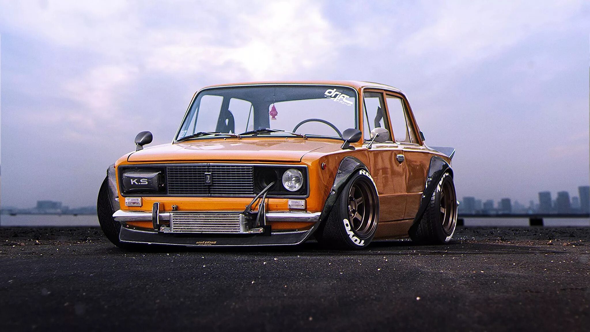 Купить авто тюнинг на озон Фотография Лада Тюнинг Российские авто 2106, Future, JDM, 2048x1152