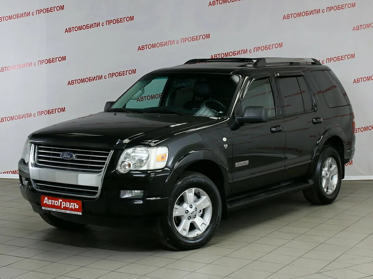 Купить авто в москве фото цена Купить б/у Ford Explorer IV 4.6 AT (295 л.с.) бензин автомат в Москве: чёрный Фо