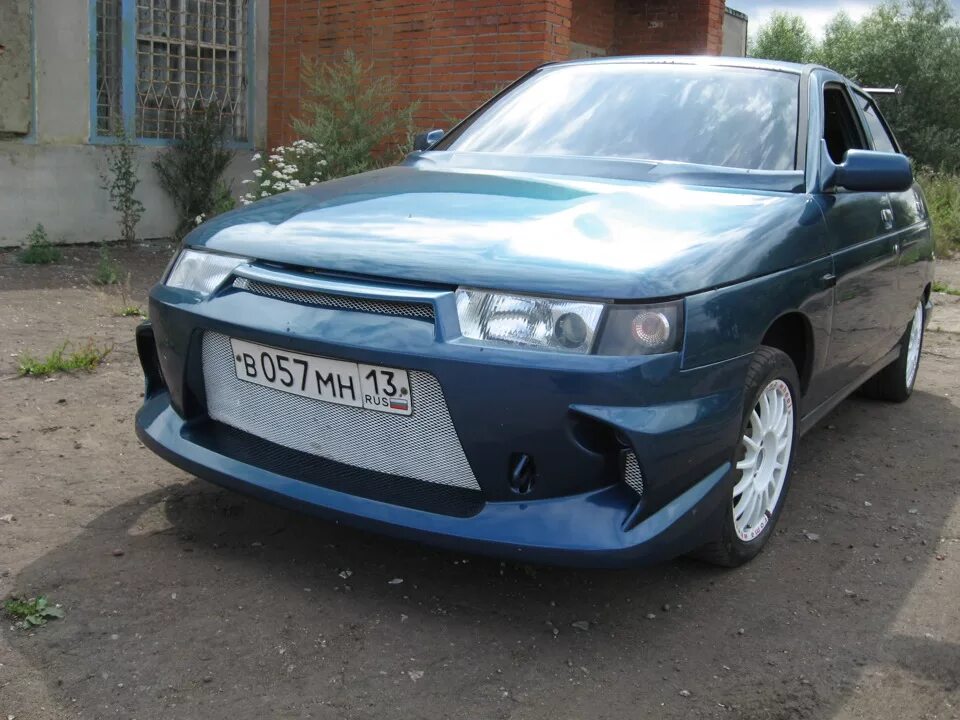Купить бампер 2112 передний тюнинг Бампера - Lada 21124, 1,6 л, 2005 года тюнинг DRIVE2