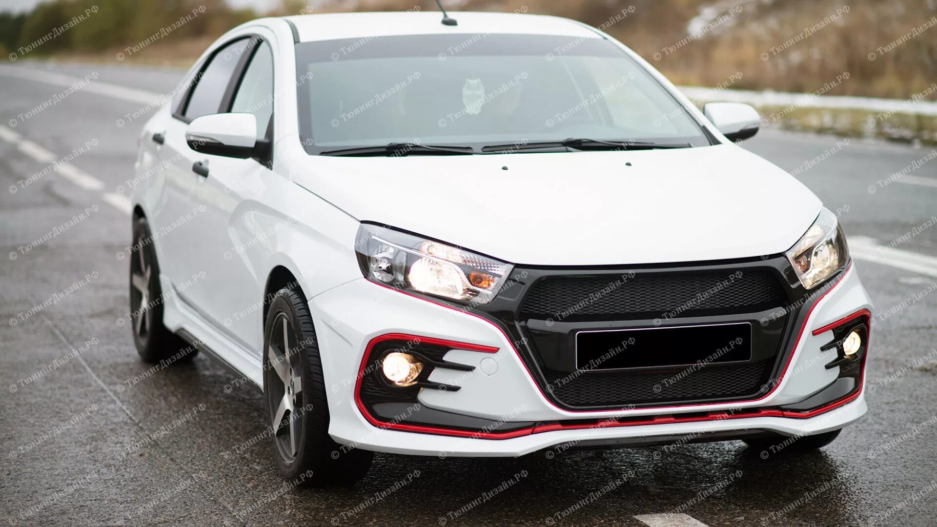 Купить бампер лада веста св тюнинг ⚡ Передний бампер "Razor" для Lada Vesta Проморолик и немного свежих фото! - Тюн