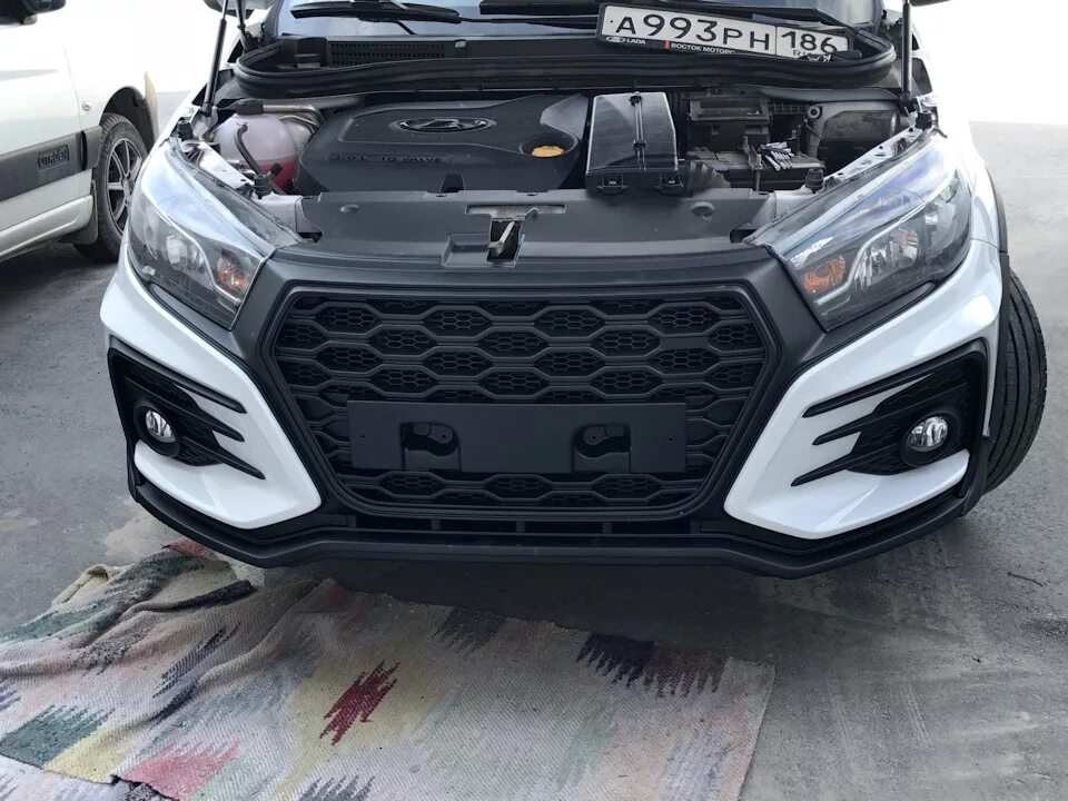 Купить бампер лада веста св тюнинг Новый бампер - Lada Vesta SW Cross, 1,8 л, 2018 года запчасти DRIVE2