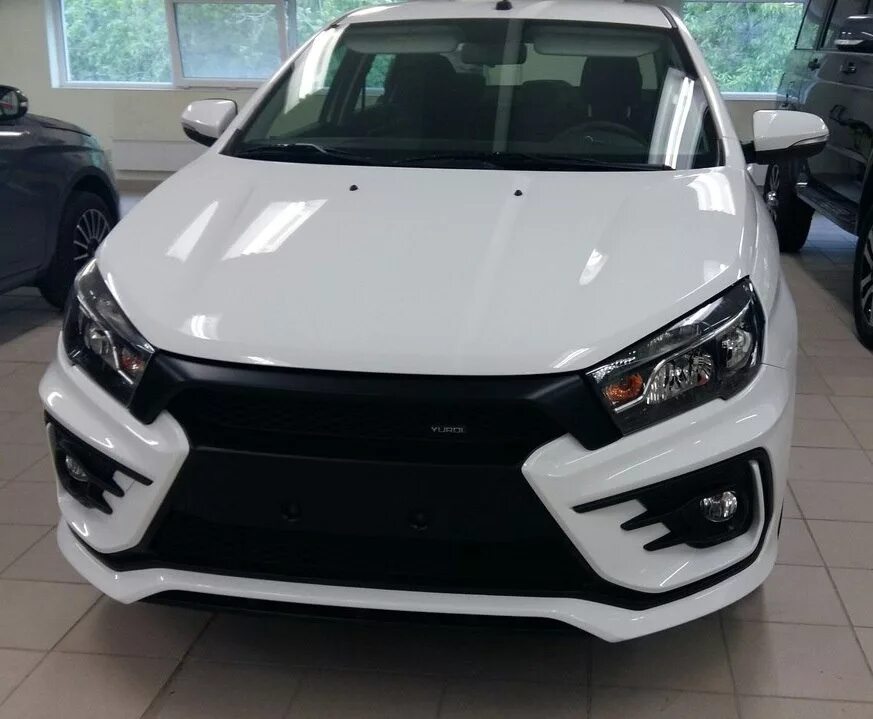 Купить бампер лада веста тюнинг Передний бампер на Ладу весту - Tuning-Style 63 на DRIVE2