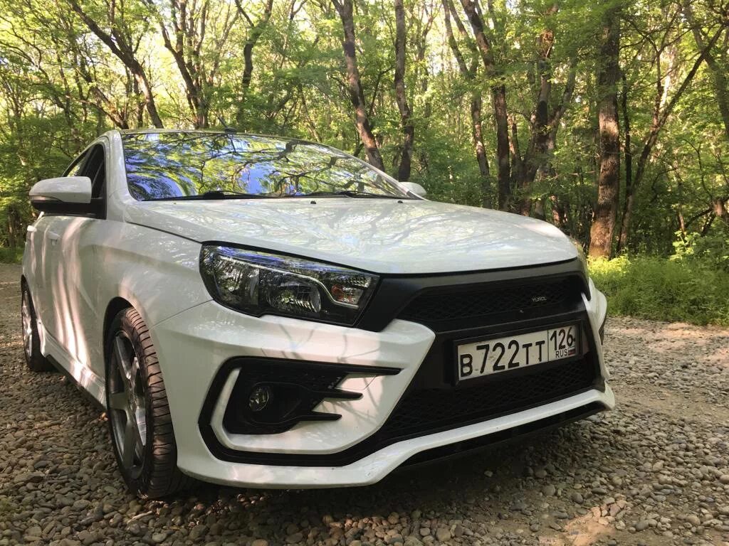 Купить бампер лада веста тюнинг Бампера xmug от юрол тюнинг - Lada Vesta, 1,6 л, 2018 года стайлинг DRIVE2