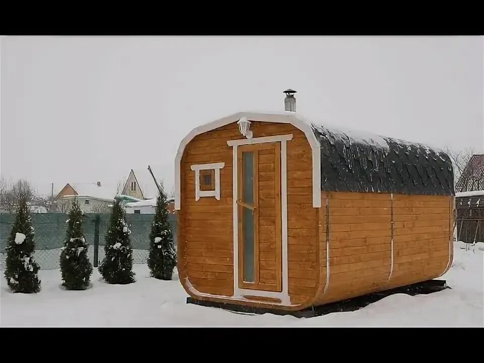 Купить баню в беларуси фото цены Баня-бочка (квадро-бочка) 4 метра, производство в Минске, доставка по всей Белар