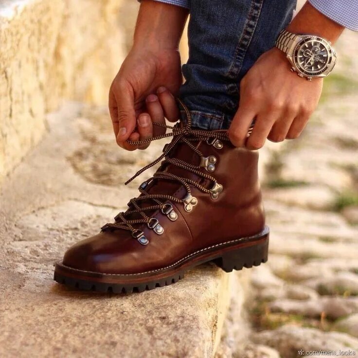 Купить ботинки мужские стиль Pin by Олег Кузнецов on Обувь in 2022 Mens rugged boots, Formal shoes for men, L