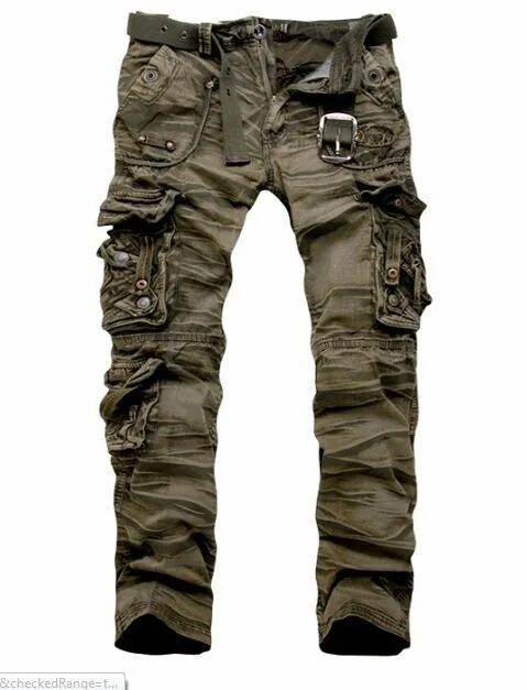 Купить брюки в стиле милитари 2012 New Military Vintage Camo Style Multi pockets Cargo Pants in Clothing, Shoe