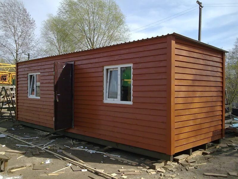 Купить бытовку для дачи фото Бытовка из дерева Компания Профмодуль Юг