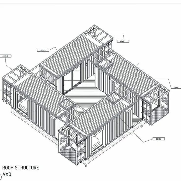 Купить чертежи модульного дома Prince Edward County l Spring 2018 Seecontainer häuser, Schiffscontainer haus, C