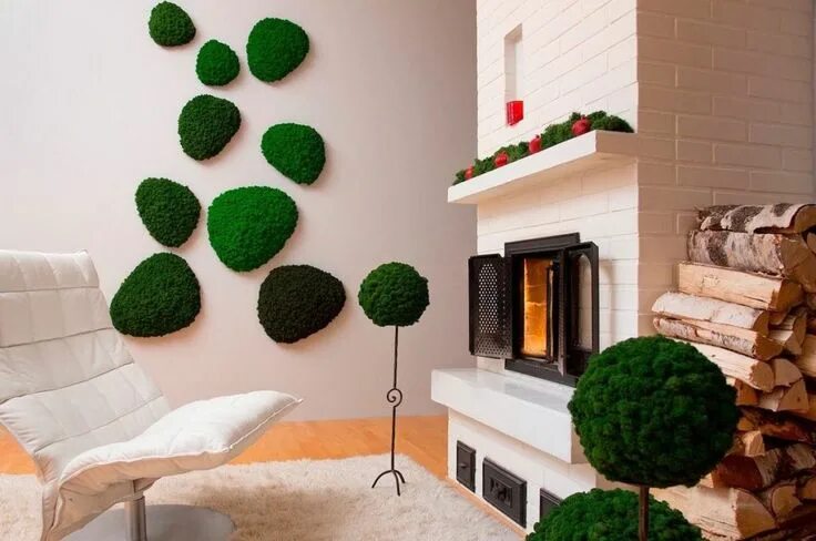 Купить декоративный мох для интерьера на стены Indoor Moss Is A Fuss-Free Way To Add A Natural Element To Home Decor Green wall