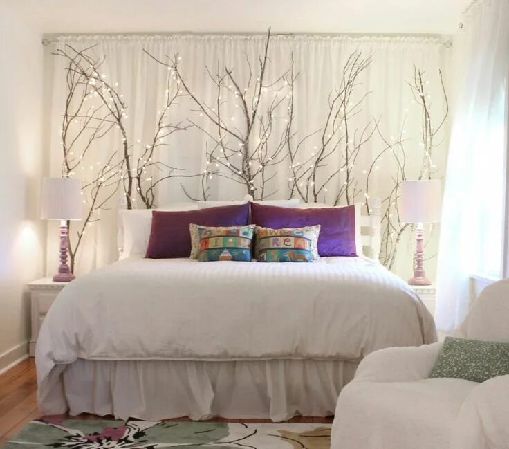 Купить декоры в спальню на стену curtain behind bed Bedroom diy, Dramatic bedroom, Bed decor
