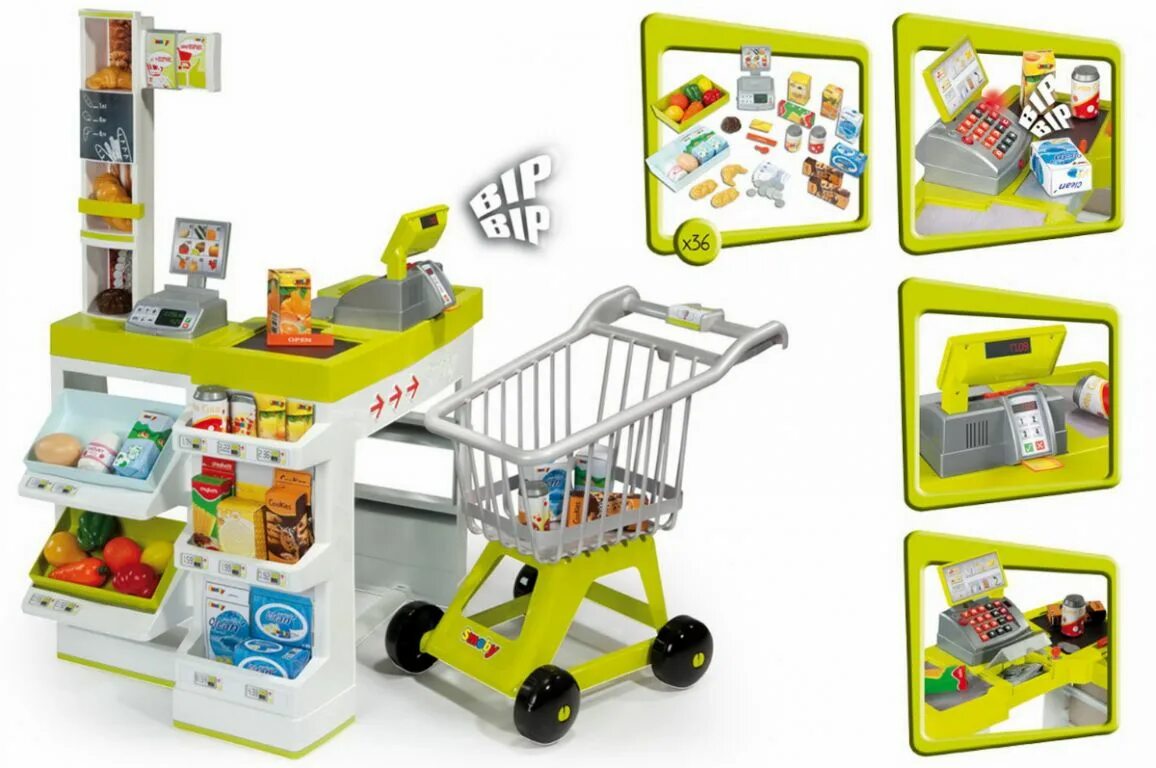 Купить детский магазин фото цена Купить Игровой набор Smoby Супермаркет Super Store в Краснодаре - "Жирафик"