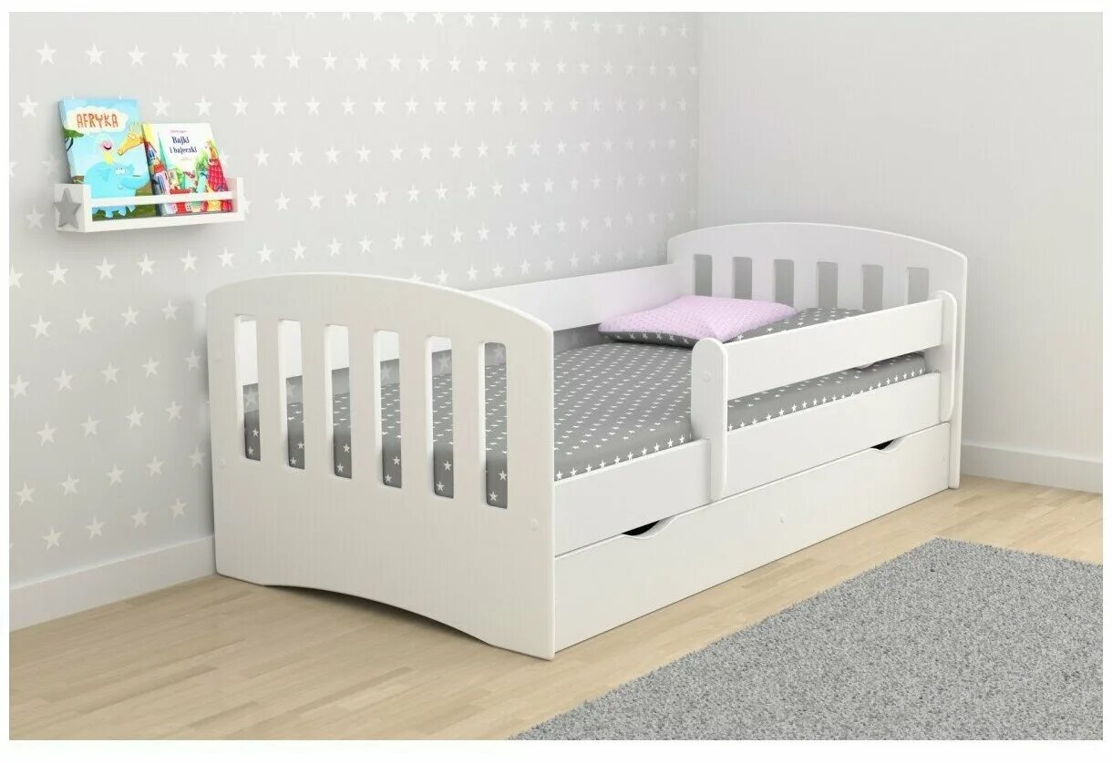 Купить детскую кровать фото Кровать детская 160х80 см Huggy, Бирюзовый, диван-кровать выкатной от 3 лет, тах