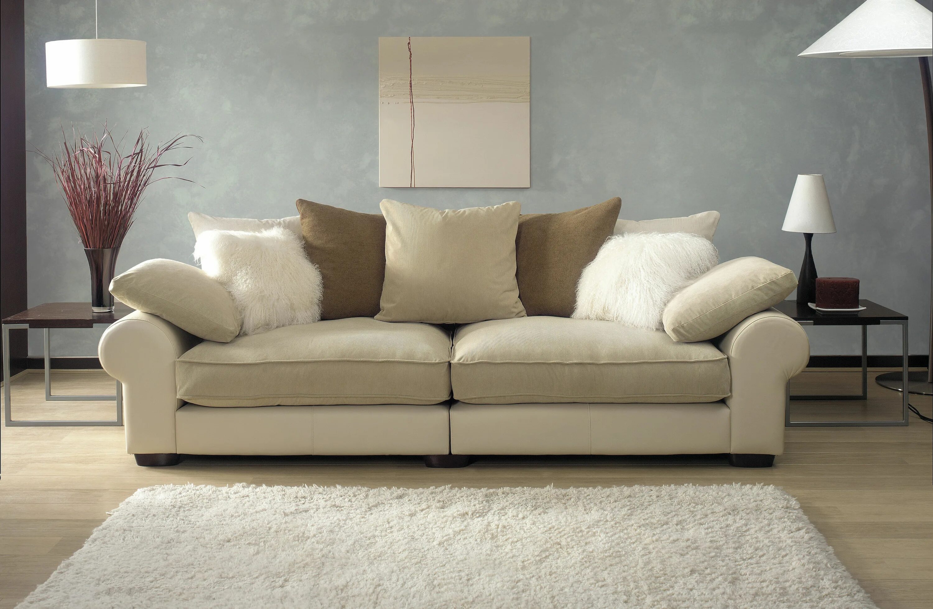 Купить диван мебель и интерьер PEINTURE SABLE D'ÉTÉ dépolluante - Pot de 2L - ID PARIS Rugs in living room, Lea